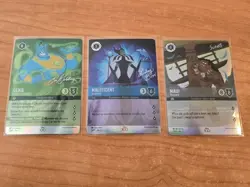 Lorcana Disney 100 Promo Bundle - Genie, Maleficent, Maui Holos - Image 1