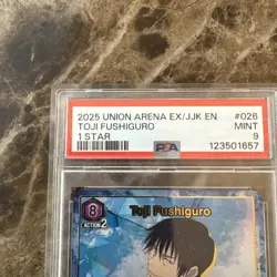 PSA 9 Toji Fushiguro 026 (R*) Jujutsu Kaisen Vol 2 Pop 7 Union Arena English - Image 2