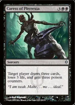 MTG magic cards 2x Caress of Phyrexia New Phyrexia NM-Mint, English - Image 1