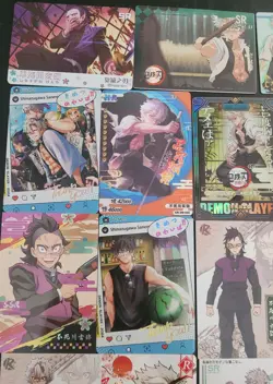 Genya & Sanemi Shinazugawa Demon Slayer Mixed Card Lot of 15 CCG Anime Manga - Image 2