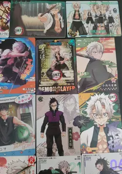 Genya & Sanemi Shinazugawa Demon Slayer Mixed Card Lot of 15 CCG Anime Manga - Image 3