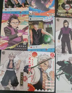 Genya & Sanemi Shinazugawa Demon Slayer Mixed Card Lot of 15 CCG Anime Manga - Image 4