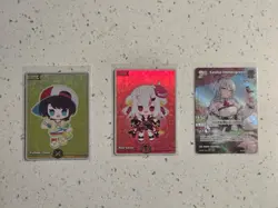 hololive OFFICIAL CARD GAME - Lot of 3 (2 SY, 1 SR) - Image 1