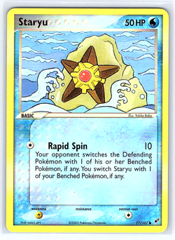 Staryu 77/107 Deoxys NM or LP Pokemon Card - Image 1