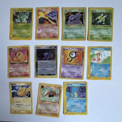 Pokemon TCG 23-Card Lot 1st Edition Team Rocket Neo Revelation Aquapolis Eng - Image 1
