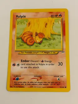 Vulpix 91/105 Neo Destiny Regular Pokemon Card - Image 1