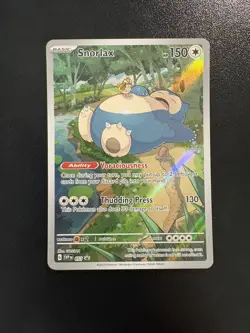 Pokemon TCG Snorlax #051 Holo Full Art Promo Card 151 Near Mint - Image 1