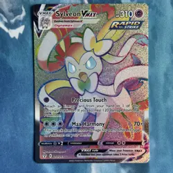 Pokemon Card | Sylveon Vmax 211/203 Evolving Skies Rainbow Rare - Image 1