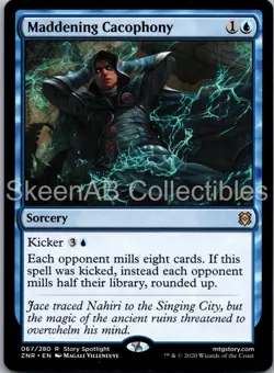 MTG SkeenAB Maddening Cacophony Zendikar Rising NM - Image 1