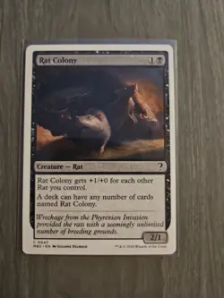 Rat Colony (White Border) Mystery Booster 2 MTG Near Mint - Image 1