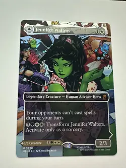 MTG Jennifer Walters / The Sensational She-Hulk Borderless Foil Marvel NM - Image 1