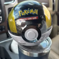 Pokemon TCG Pokeball Tin 3 Booster Pack + Coin Luxury Ball Brand New SEALED - Image 1