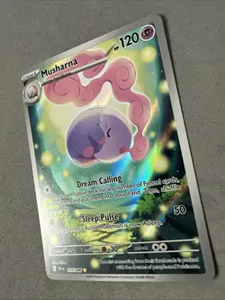 Pokemon TCG * SV Black Bolt 117/086 Musharna Illustration Rare * HOLO * FRESH PK - Image 2