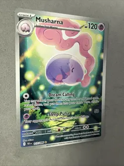 Pokemon TCG * SV Black Bolt 117/086 Musharna Illustration Rare * HOLO * FRESH PK - Image 5