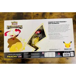 Pokemon Celebrations Premium Figure Collection Pikachu VMAX 25th Anniversary New - Image 2