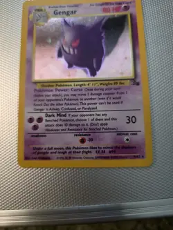 Gengar - Fossil Set - #5/62 - Holo Rare 1999 - Pokemon TCG Amazing - Image 3