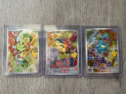 Pokemon First Partner Series 2 - Johto Starter Set Chikorita Cyndaquil Totodile - Image 1