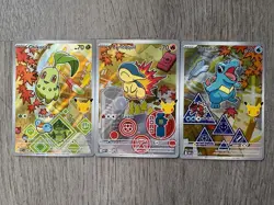 Pokemon First Partner Series 2 - Johto Starter Set Chikorita Cyndaquil Totodile - Image 2