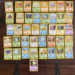 Pokemon TCG 40 Ct Unique Vintage 1999 Non-Holo Mixed Lot | Kanto & Johto Uncommo - Image 2