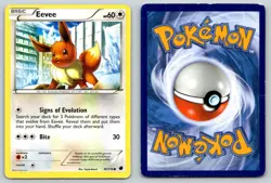 EEVEE 90/116 C PLASMA FREEZE POKEMON HP BEACH - Image 3