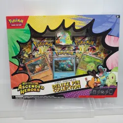 *New* Pokemon TCG Ascended Heroes First Partner Deluxe Pin Collection Box 5pks! - Image 2
