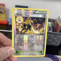All-Night Party 96/122 Pokemon XY Breakpoint Reverse Holo Near Mint Umbreon - Image 1