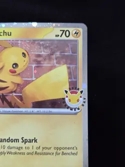 2026 Pokemon Day Pikachu 30th Anniversary Promo 51/162 **Tail Swirl** - Image 4