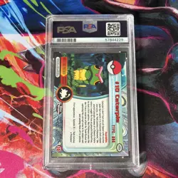 2000 Pokemon - Caterpie Holo Foil - Topps Chrome T.V. #10 Series 1 - PSA 9 Mint! - Image 2