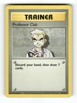 Professor Oak - 88/102 - Base Set Unlimited - Pokemon - Uncommon - LP - Image 1