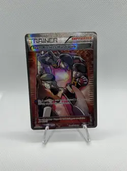 Pokemon TCG Team Rocket's Handiwork Ultra Rare Full Art Holo Fates Collide - Image 1