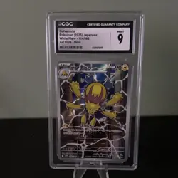 Pokemon Galvantula White Flare 114/086 Art Rare Holo CGC 9 Japanese - Image 1