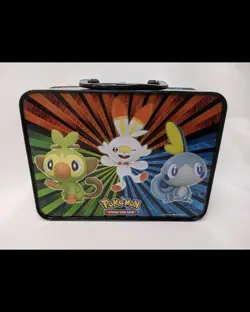 Pokemon Empty Collector Chest Lunchbox Tin Zacian Zamazenta - Image 2