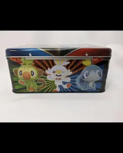 Pokemon Empty Collector Chest Lunchbox Tin Zacian Zamazenta - Image 4