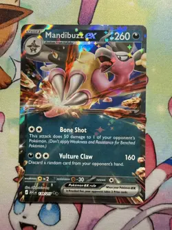 Mandibuzz EX 139/217 Ascended Heroes Pokemon NM - Image 1