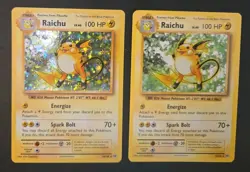 2016 POKEMON XY EVOLUTIONS RAICHU HOLO 36/108 & Non Holo - Image 1