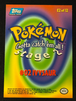 Ivysaur 02 Pokemon Topps E2 of 12 - Image 2