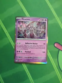 Pokemon Mewtwo 150/165 Scarlet & Violet 151 - Holo - Image 1