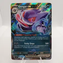 Gengar ex 104/162 Double Rare Temporal Forces Pokemon Near Mint - Image 1