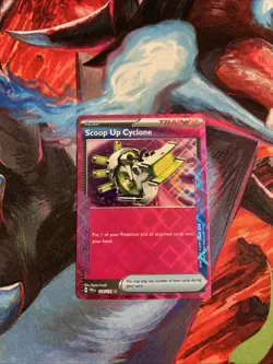 Scoop Up Cyclone 128/131 ACE SPEC Rare Prismatic Evolutions Pokemon - Image 1