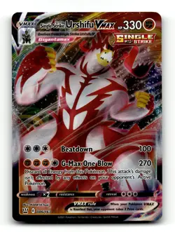 SWSH05: Battle Styles #086/163 Strike Urshifu VMAX Ultra Rare,Holo Pokemon - Image 1