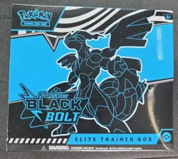 Pokemon Scarlet & Violet Black Bolt Elite Trainer Box ETB TCG Factory Sealed - Image 1