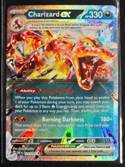 Charizard ex 125/197 (Double Rare) Obsidian Flames Near Mint - Image 1