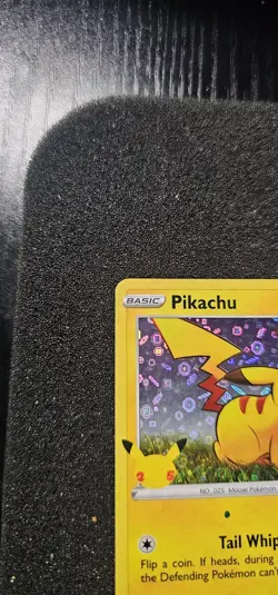 Pikachu SWSH039 Holo Black Star Promo Card NM Condition - Image 3