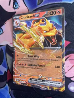 Charizard ex 6/165 Pokemon Card TCG 2023 Double Rare Holo EX/NM - Image 3