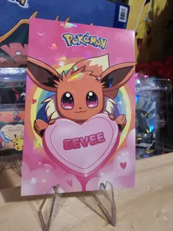 Pokemon Electric Pika Card Database - Eevee My Valentine Heart Photo Gallery - Image 2