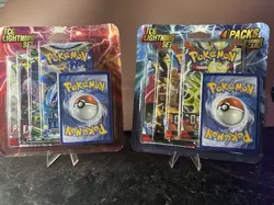 Pokemon TCG Lightning Set 4 Booster Packs 1 Bonus Card - Image 1