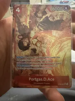 Portgas D. Ace (Alt Art) ST30-007 SR (Monkey D Luffy & Ace) - ONE PIECE - Image 1