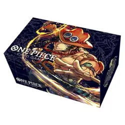 One Piece Card Game: Playmat and Storage Box Set - Portgas.D.Ace - Image 1