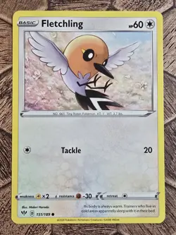 Pokemon Tcg Fletchling 5 Pokemon Card Bundle - Scarlet & Violet Sword & Shield - Image 2