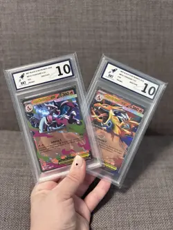 Bundle 2 Pokemon Card Slabs Bundle RKT Graded 10 Charizard Ex X And Y Promo EN - Image 2